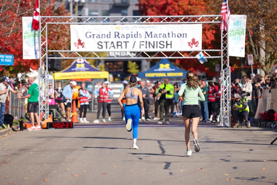 Athletes participate in the Grand Rapids Marathon and its various events across downtown Grand Rapids. (Courtesy)