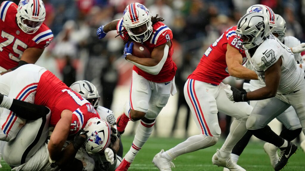 New Patriots: Young running back once answered trash talk with eight touchdowns