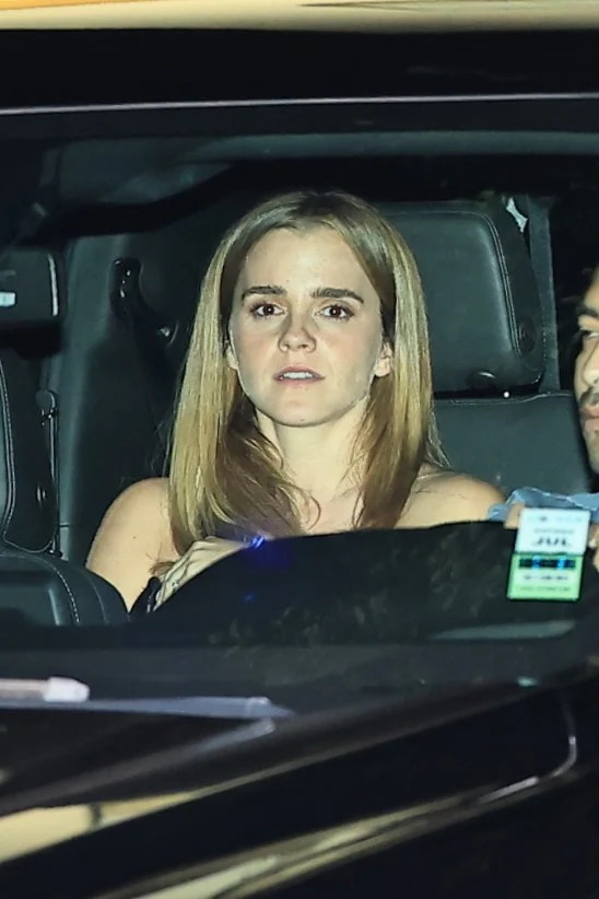Emma Watson arrives at Academy Museum Gala after-party