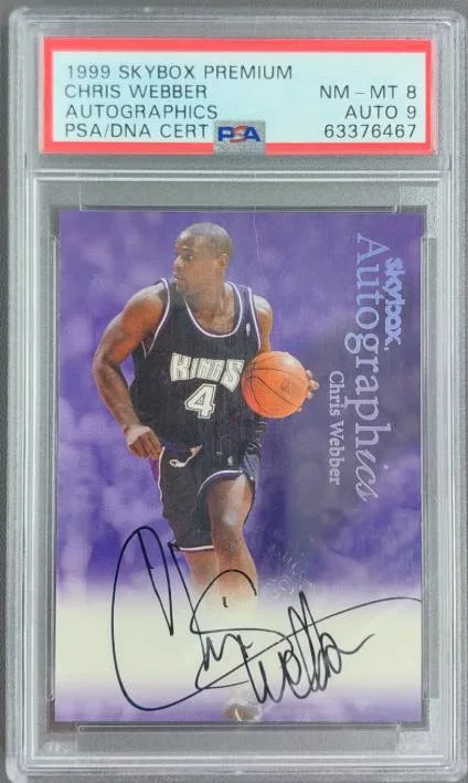 Unlike many of his peers, Webber has only a small handful of pack-issued autograph cards.