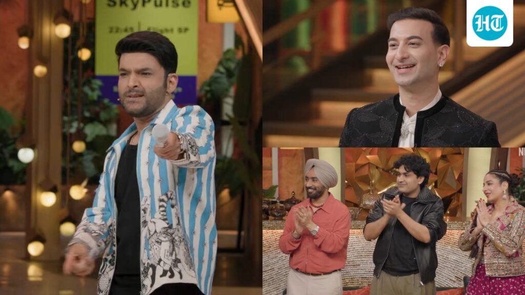 Kapil Sharma compares Rishab Rikhiram Sharma to Tamannaah Bhatia; Dhurandhar's Jasmine Sandlas, Shashwat Sachdev deliver musical night on show