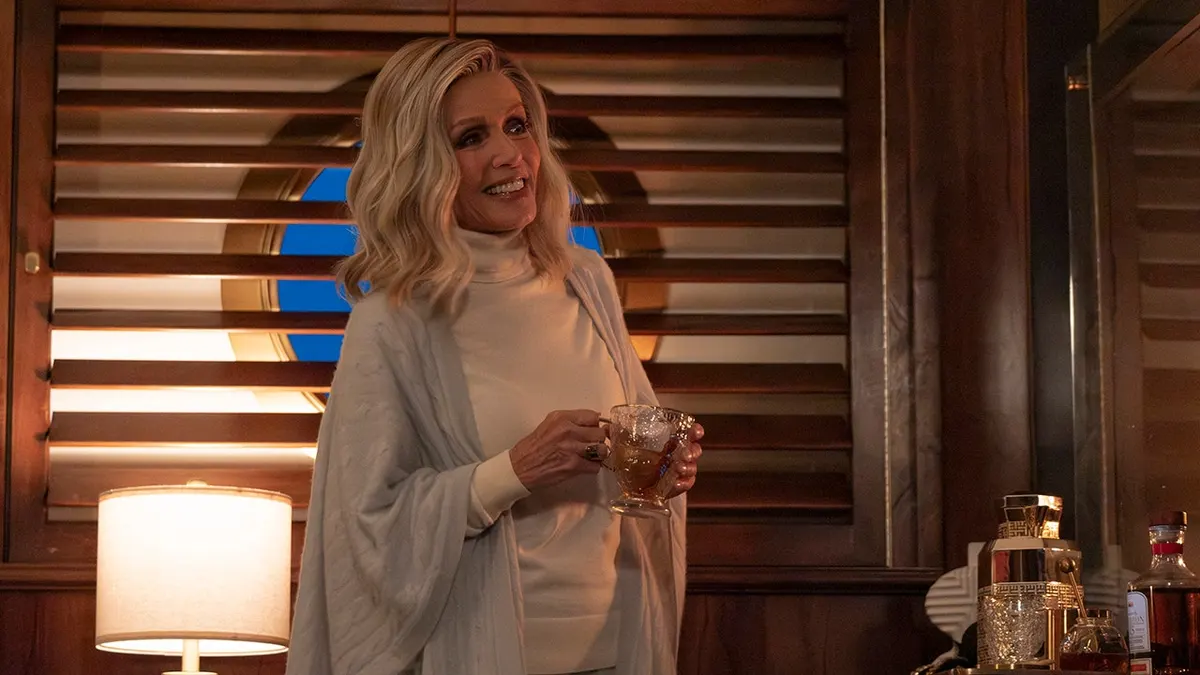 Donna Mills acting on a show in 2024