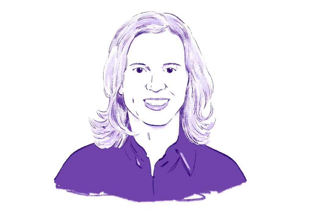 Illustration of Kerry Kennedy.