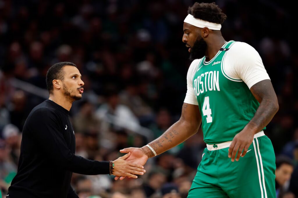 Mitchell Robinson has started at center in each of the Celtics first three games.