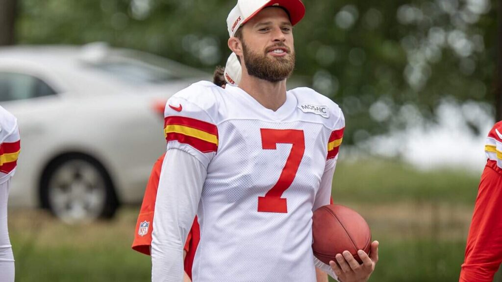 Chiefs stand by Harrison Butker after mixed performance