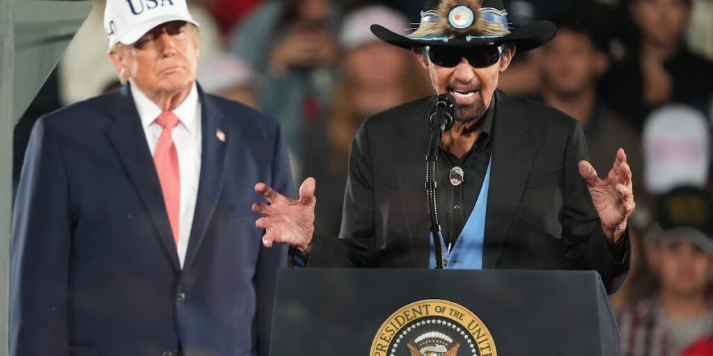 NASCAR legend flies on Air Force One, joins Trump onstage at North Carolina campaign rally